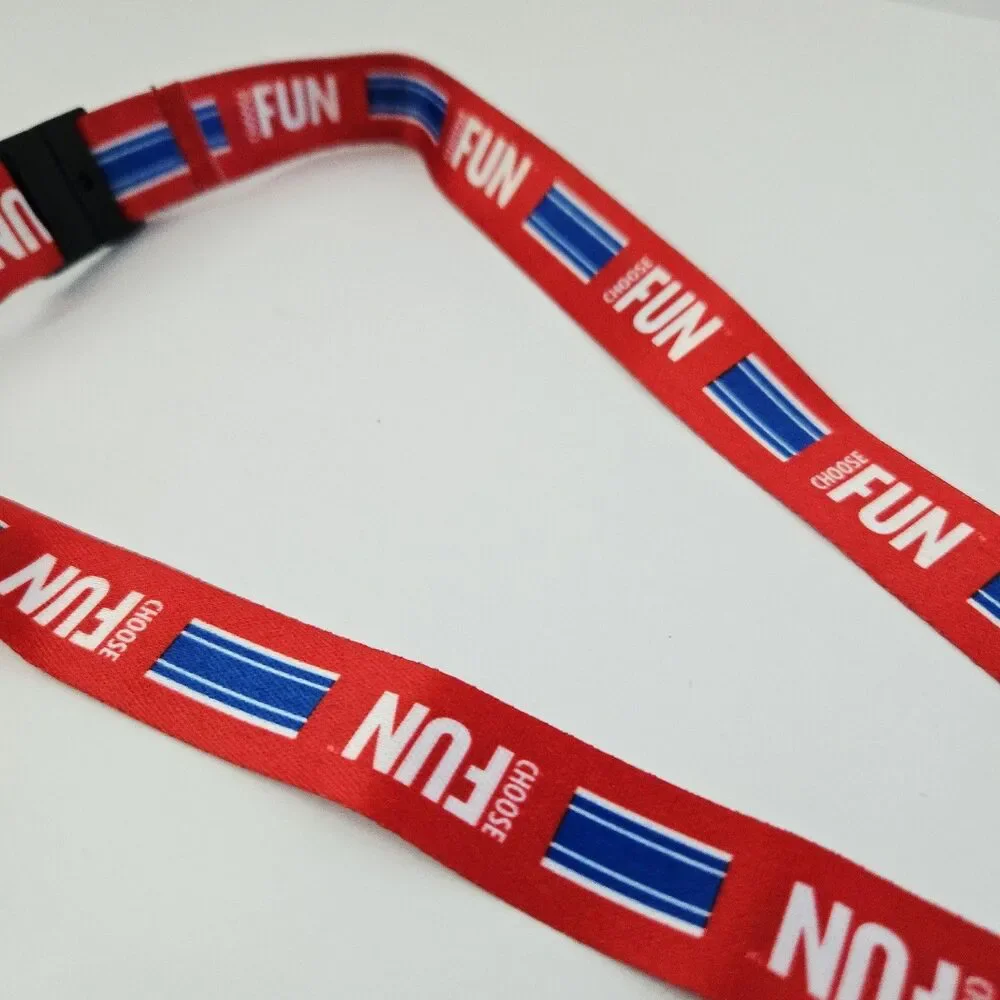 Carnival Cruise Line Choose Fun Lanyard Ship Wheel Photo Holder Pendant Red